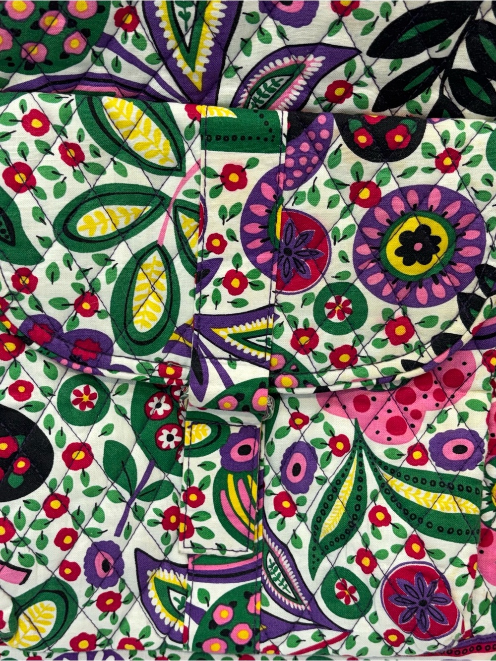 Vera Bradley Viva La Vera Backpack Floral Tropical Quilted Retired Womens EUC - Picture 2 of 10